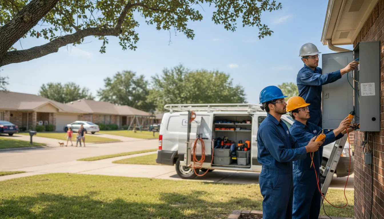 Certified electrician providing emergency electrical services in Billings, OK